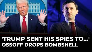 Jon Ossoff LIVE: Reveals Trump's Spy Plan For Midterm Rigging, Takes Direct Aim at 'Obama Ape' Post
