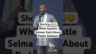 What Apst Joshua Selman Said About RCCG Daddy Adeboye #rccg #shorts