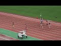 2015.5.15　福岡県高等学校総合体育大会北部ブロック予選 女子100ｍ予選5組