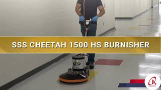 High Speed Floor Burnisher Kansas City by Q4 Industries - SSS Cheetah 1500 HS Burnishers