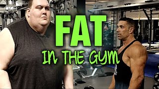 Obese Training In A Commercial Gym