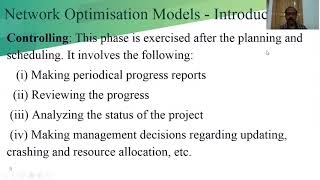Network Optimization Models Lec 01