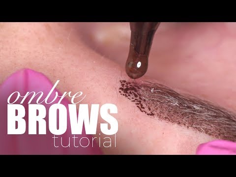 Permanent Makeup Ombre Brows TUTORIAL Permanent Makeup Ombre Brows TUTORIAL