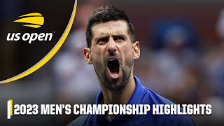 Novak Djokovic vs. Daniil Medvedev FULL Match Highlights | 2023 US Open Final