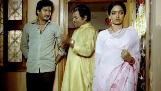 Rajendra Prasad And Aruna Best Scenes - Samsaram oka Chadarangam Movie