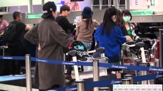 2014年11月9日香港國際機場送機