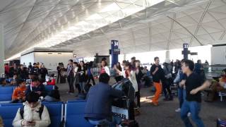 20131222香港機場候機室聖誕表演 ; 20131222 Hong Kong Airport Lounge - Christmas Performance