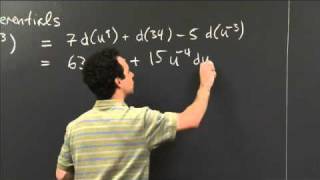 Computing Differentials | MIT 18.01SC Single Variable Calculus, Fall 2010