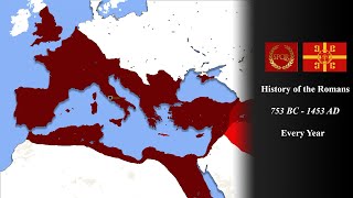 History of the Romans (753 BC - 1453 AD) | Every Year