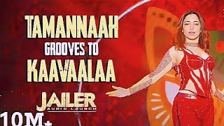 Tamannaah's Fiery Dance to | Kaavaalaa' | Jailer Audio Launch | New Song