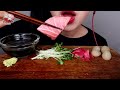 asmr raw tuna 참치회 먹방 *뱃살 배꼽살 목살* no talking eating sounds mukbang