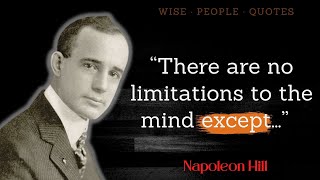Napoleon Hill Famous Quotes | Motivational, Inspirational, Success, Life Quotes #napoleonhill
