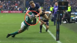 AMAZING Finish from Duhan van der Merwe vs Ireland | Six Nations