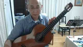 クラシックギター入門講座15 右手アルペジオ第一定位置の練習 Classical guitar lesson for beginners No.15a