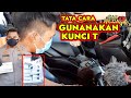 Begini Cara Pencuri Gunakan Kunci T Gasak Motor