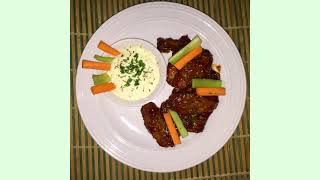 Buffalo Chicken Wings Plating