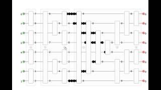 Bitonic Sorter (step by step)