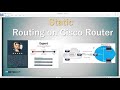 CCNA: How To Configure Static Routes on Cisco Router | 2021 | #westech_it