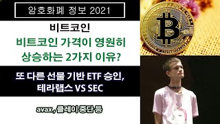 11/14) 비트코인 가격이 영원히상승하는 2가지 이유? 또 다른 선물 기반 ETF 승인,테라랩스 VS SEC