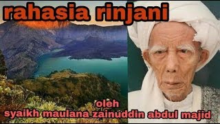 Heboh... Rahasia rinjani oleh Pasek lombok syaikh zainuddin abdul majid rah.a