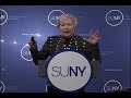 suny chancellor zimpher speaks at s ten conference