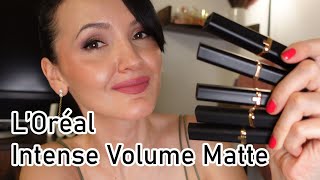 Свочти на губах. L’Oréal Paris Color Riche Intense Volume Matte Slim.