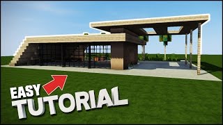 Minecraft House Tutorial: Amazing Modern House - Best House Tutorial