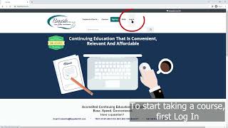 How to take a course you registered and/or purchased BaysideCEU