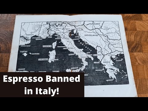 Why was coffee banned in Italy in the 16th century?