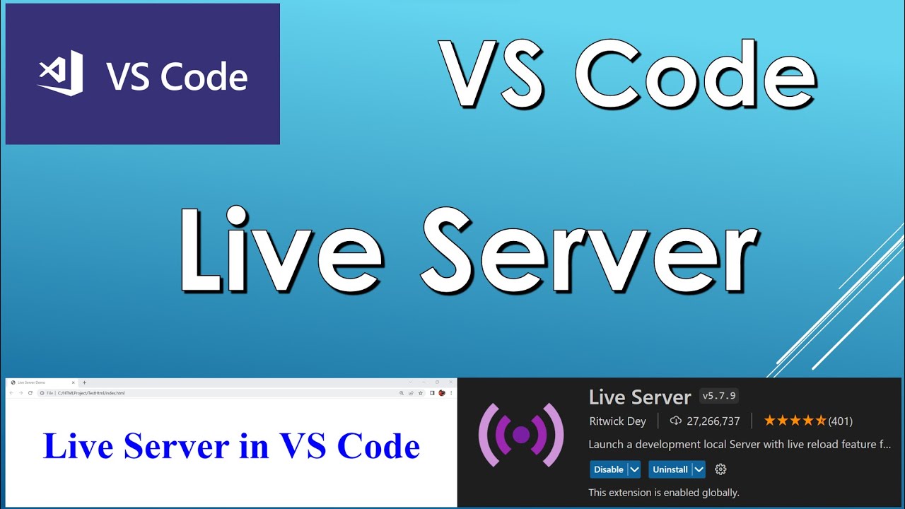 How To Use Live Server In Vs Code Youtube