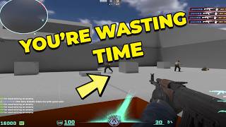 If you're aim practice is not showing in the matches this is why