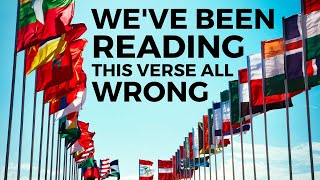 We have been reading the great commission all wrong. #BibleTeaching #Evangelism #Pastoring