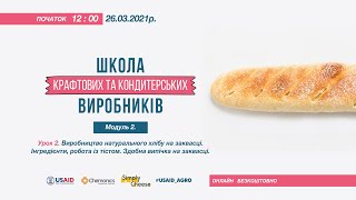 ШКОЛА КРАФТОВИХ І КОНДИТЕРСЬКИХ ВИРОБНИКІВ Модуль 2 Урок 2 Підготовка інгредієнтів по рецепту.