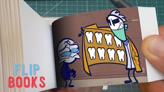 【Flip Book】 Pencilmate Meets The Dastardly Dentist！-Part 2