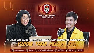 Moses Siswanto-Mahasiswa Universitas Indonesia: Pilihan Yakin Pilkada 2024