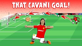 🤩EDINSON CAVANI LOB!🤩 (Man Utd vs Fulham, Edinson Cavani Goal Highlights)