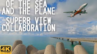 【Superb view】See the sea and airplane at 17END on Miyakojima, Okinawa