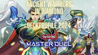 Crush Meta with Ancient Warriors! Diamond Ranked Gameplay & Deckprofile 2024 [Yu-Gi-Oh! Master Duel]