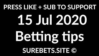 Football Betting Tips Today - 15 July 2020 - Premier League, EFL Championship, Serie A Predictions