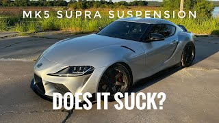 New or Current MK5 Supra Owner? See How 40k+ Miles Feels on Bumpy Roads!