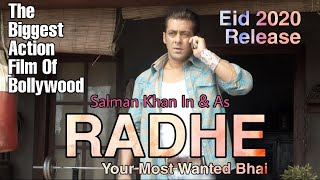 Radhe : Your Most Wanted Bhai | Official Trailer Release Date | Salman Khan and Disha Patani |