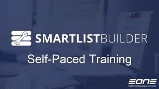 SmartList Builder Self Paced Training Overview