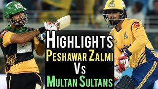 Highlights OfMatch | PEW Zalmi Vs Mul Sultans | Best Moments OfMatch 16 | PSL 2018 | M1F1