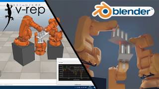Tutorial: Render V-REP (CoppeliaSim) simulations in Blender