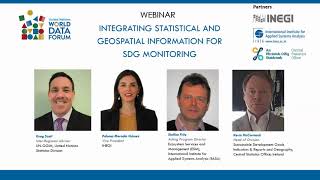 UNWDF Webinar: INTEGRATING STATISTICAL AND GEOSPATIAL INFORMATION FOR SDG MONITORING