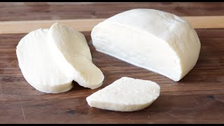 How to Make Mozzarella Cheese 2 Ingredients Without Rennet | Homemade Cheese Rec