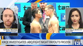 Behind the Story: New Mexico boxing matches end with bad checks