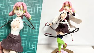 【鬼滅の刃】粘土で甘露寺蜜璃のフィギュア作ってみたSculpting Clay【demon slayer】