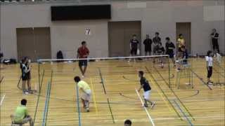 バドミントン 大崎市古川団体戦 20130825-01