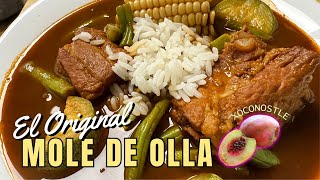 Mole de Olla con Xoconostle: La Receta Original Deliciosa ! El Rico Secreto Mexicano